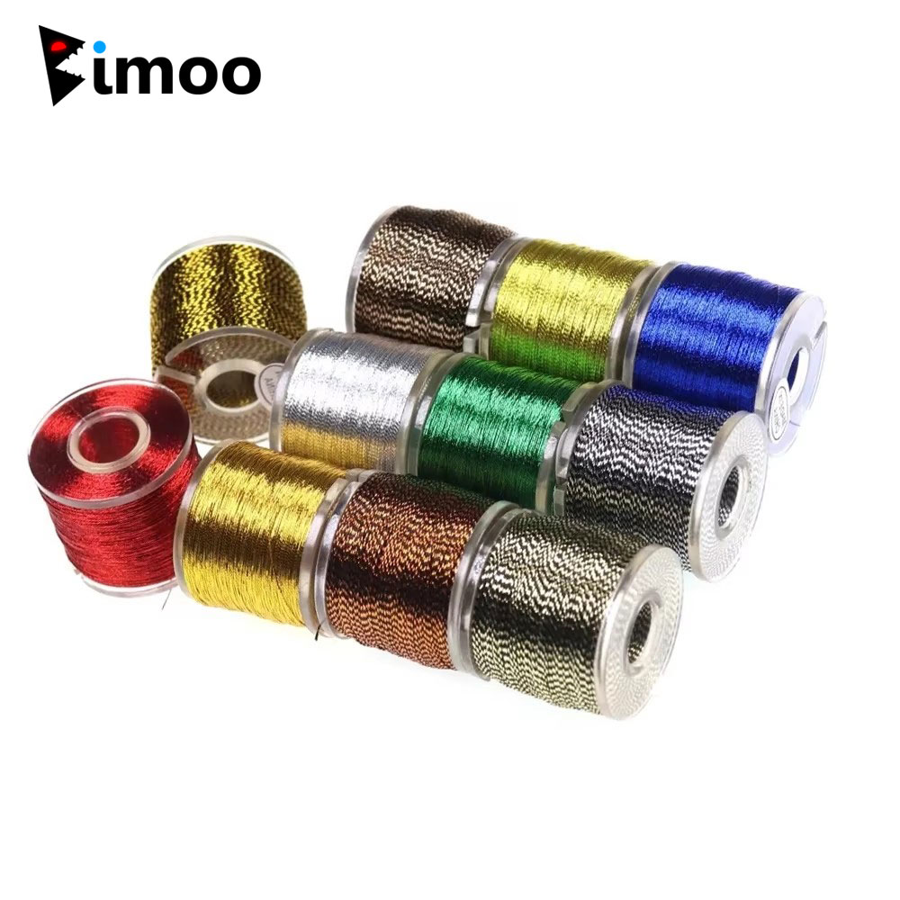 Fishing Rod Repair Kit - ด้ายโลหะสำหรับพันคันเบ็ด 100 หลา/ม้วน สำหรับทำคันเบ็ด ตกปลา ผูกห่วงตาไก่