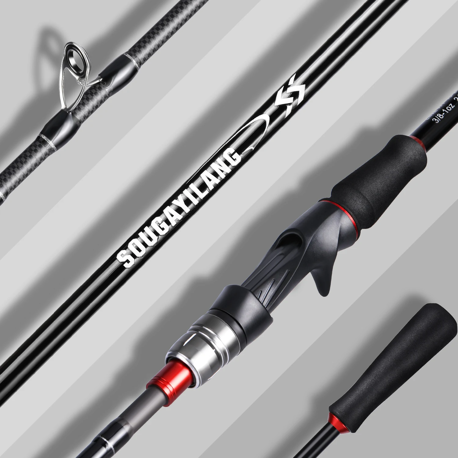 Sougayilang เหยื่อเบ็ดตกปลาหมุ - Fishing Rod Surf บทวิจารณ์และราคา