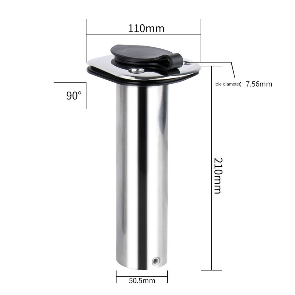 เหล็กกล้าไร้สนิมแบบมุมคงที่ (1 - Fishing Rod Holder บทวิจารณ์และราคา