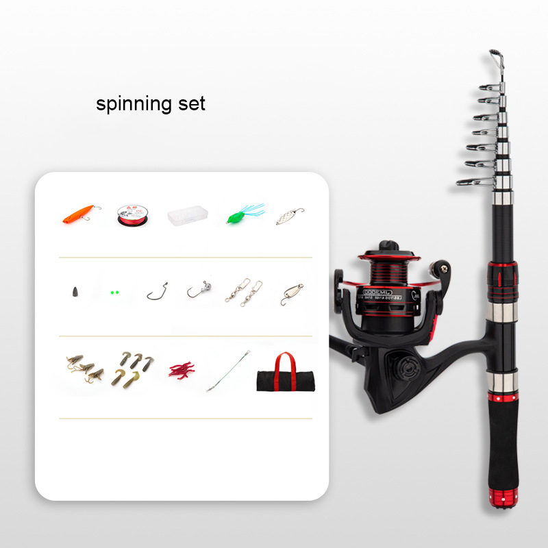 ชุดคันเบ็ดตกปลาคาร์บอนไฟเบอร์  - Fishing Rod Carbon Fiber บทวิจารณ์และราคา
