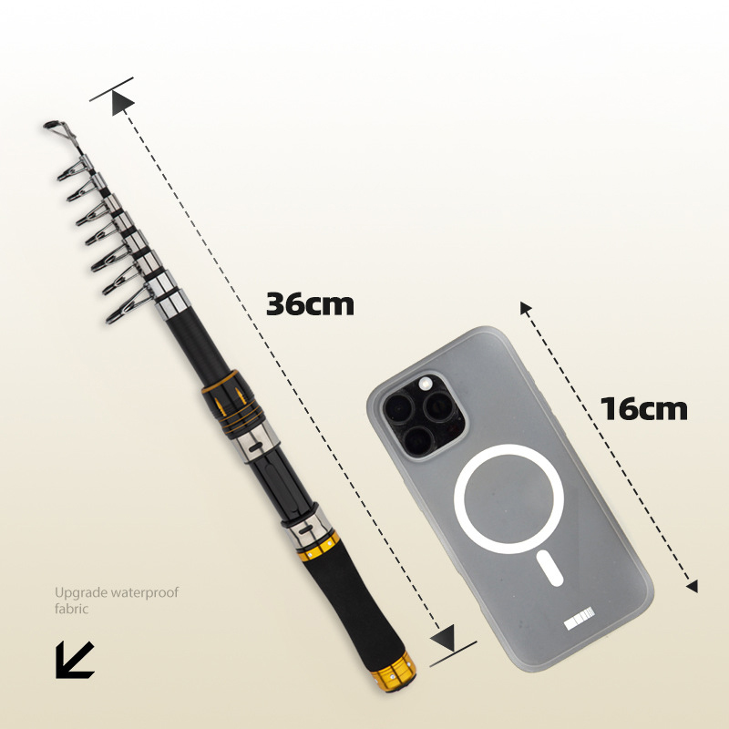 ชุดคันเบ็ดตกปลาคาร์บอนไฟเบอร์  - Fishing Rod Carbon Fiber บทวิจารณ์และราคา