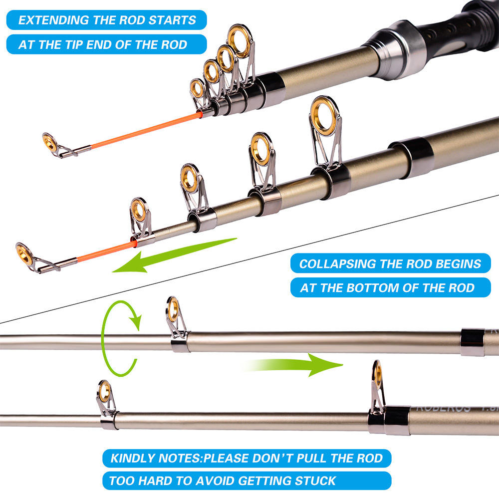 ชุดคันเบ็ดและรอกตกปลา คันเบ็ดค - Fishing Rod Carbon Fiber บทวิจารณ์และราคา