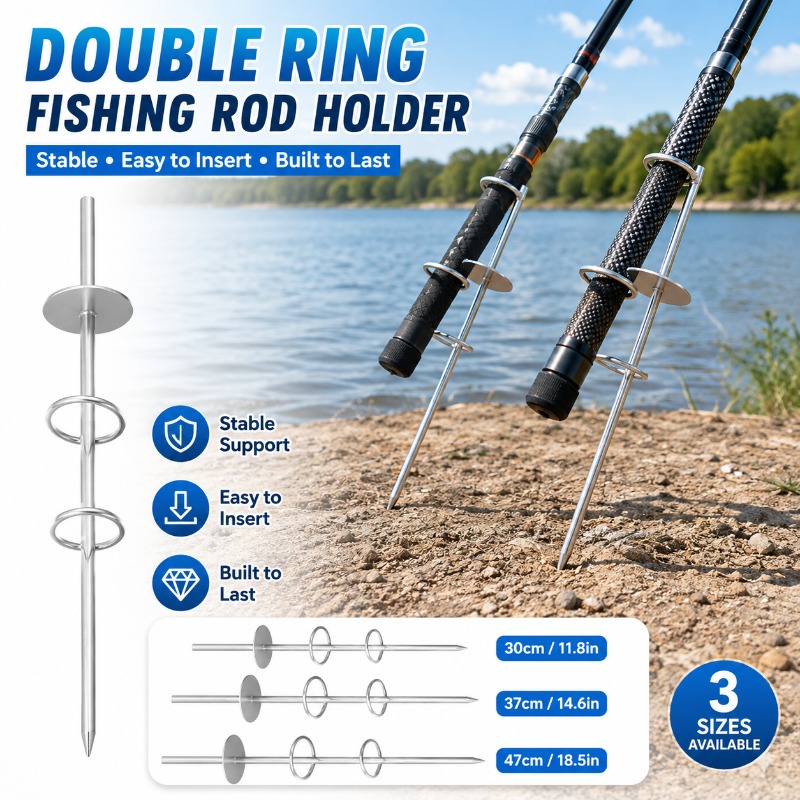 ขาตั้งคันเบ็ดตกปลาแบบสองห่วงพร - Fishing Rod Rack บทวิจารณ์และราคา