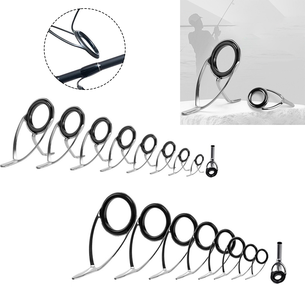 อุปกรณ์เบ็ดตกปลา9ชิ้นทำจากสเตน - Fishing Rod Repair Kit บทวิจารณ์และราคา