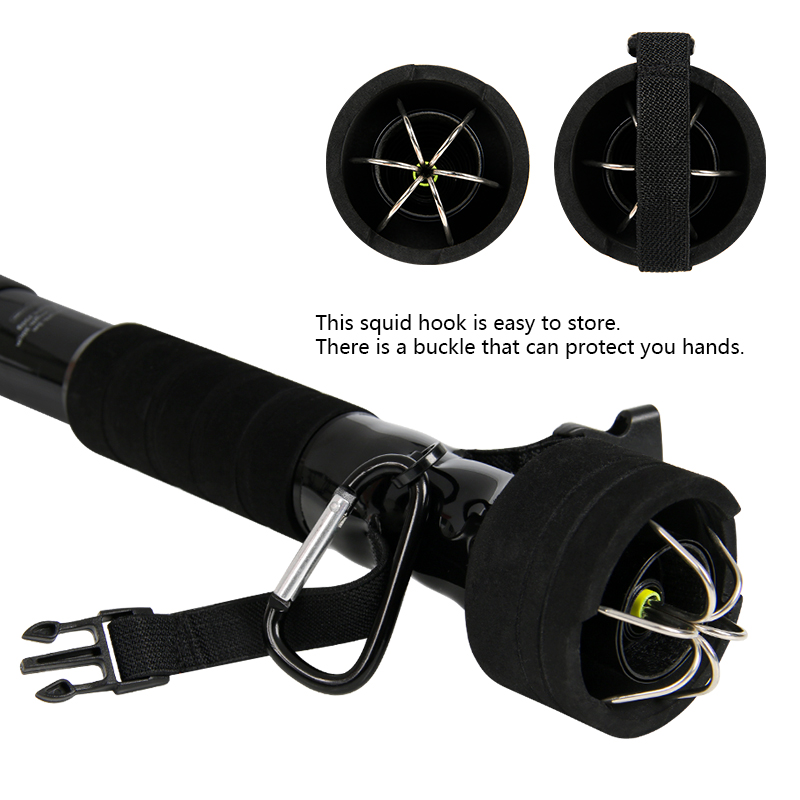 ปลาหมึก Gaff Anchor Hook คาร์บ - Fishing Rod Surf บทวิจารณ์และราคา