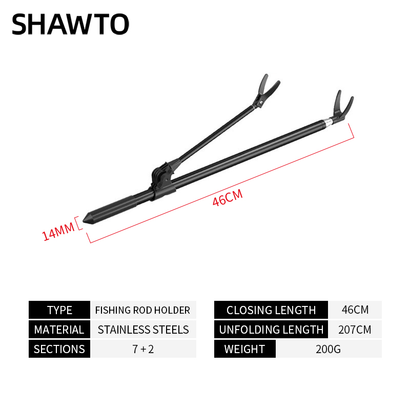 ขาตั้งคันเบ็ดอเนกประสงค์ Shawt - Fishing Rod Rack บทวิจารณ์และราคา