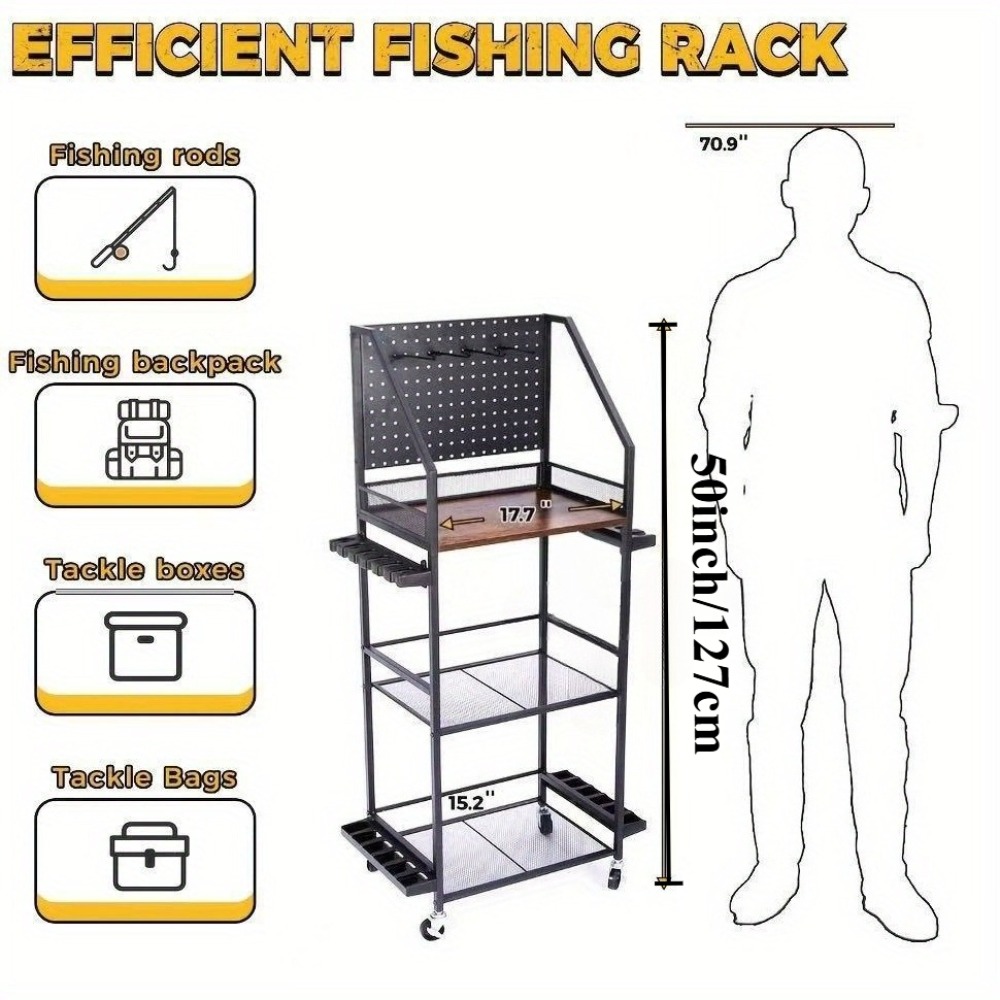 ที่แขวนคันเบ็ดสำหรับโรงรถ ที่เ - Fishing Rod Rack บทวิจารณ์และราคา