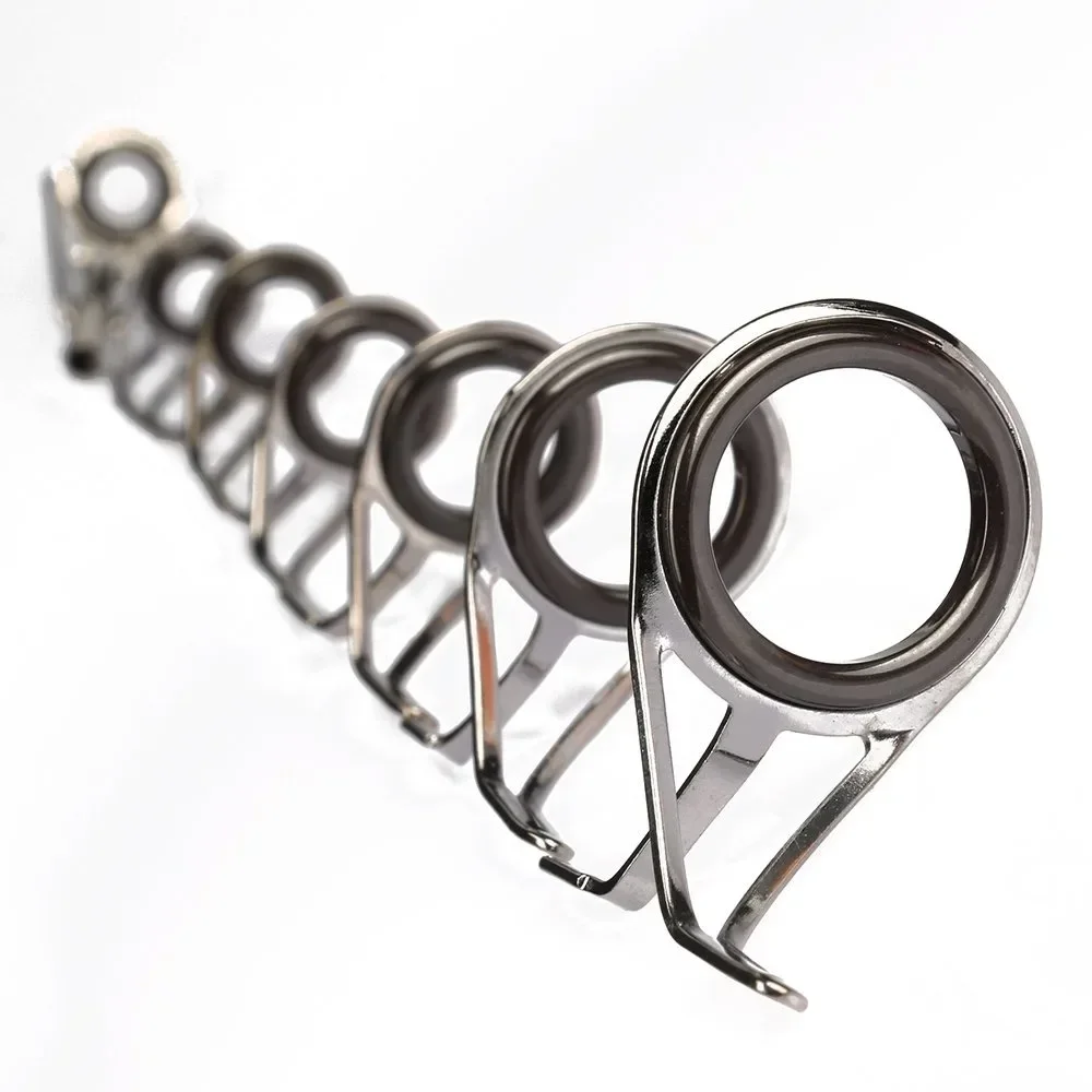 7 ชิ้น/เซ็ตตกปลาสแตนเลสชุดซ่อม - Fishing Rod Guide Replacement บทวิจารณ์และราคา